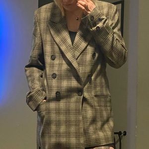 FREE PEOPLE Blazer - Ashby Plaid “BLACK COMBO”